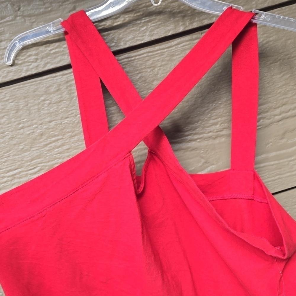 Torrid Foxy High Neck Criss Cross Halter Top red 3x NEW NWT - Picture 8 of 10